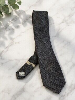 Gray & Black Two-Toned Men's Silk Tie – Joseph Abboud